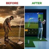SkyTrak Elite Pro Golf Studio — Before & After