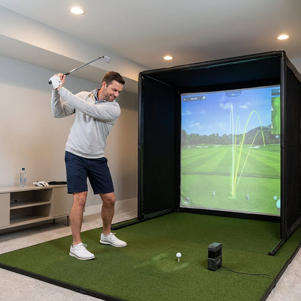 Golf Simulator Built for Accuracy, Radar Launch Monitors, 310cm Frame, Professional Analytics